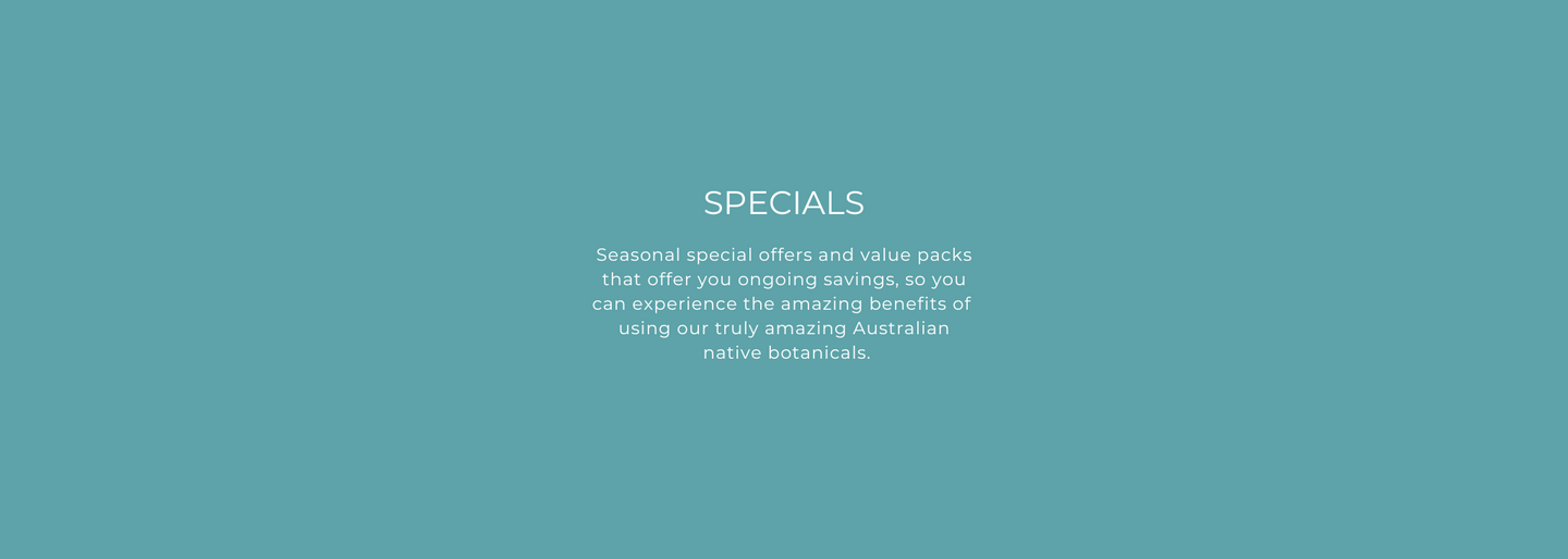 Skincare specials | natural skincare australia