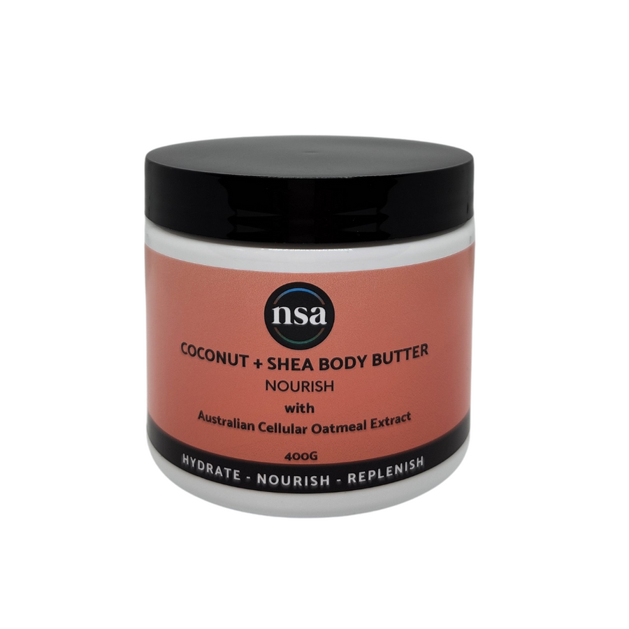 Nourish Coconut & Shea body butter  |Natural Skincare australia
