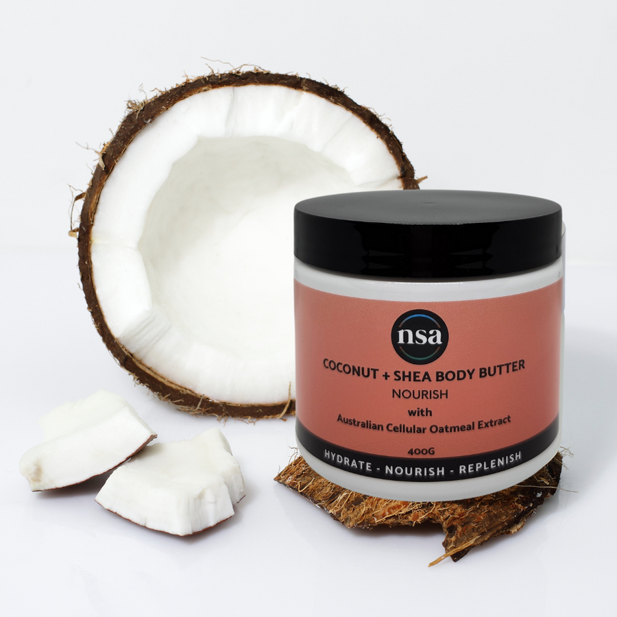 Nourish Coconut & Shea body butter  | Natural skincare australia