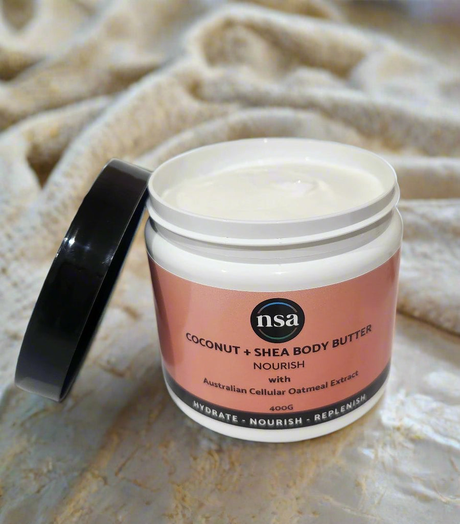 Coconut+shea body butter |natural skincare australia